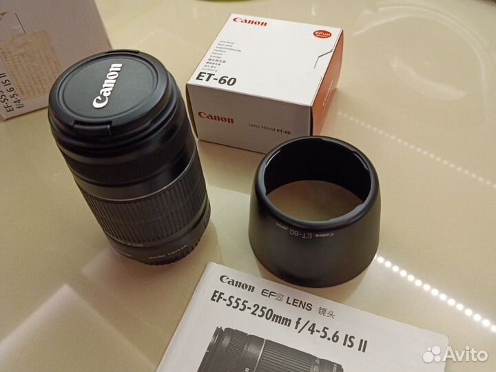 Объектив canon ef-s 55-250mm