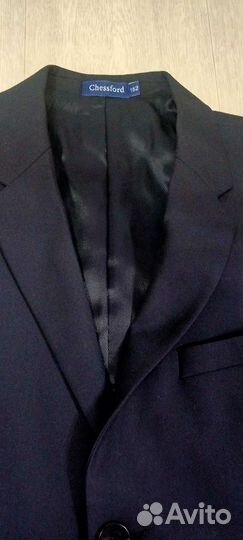 Пиджак синий на мальчика 152см