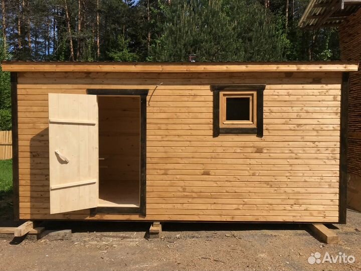 Мобильная баня 5 на 2,3 метра