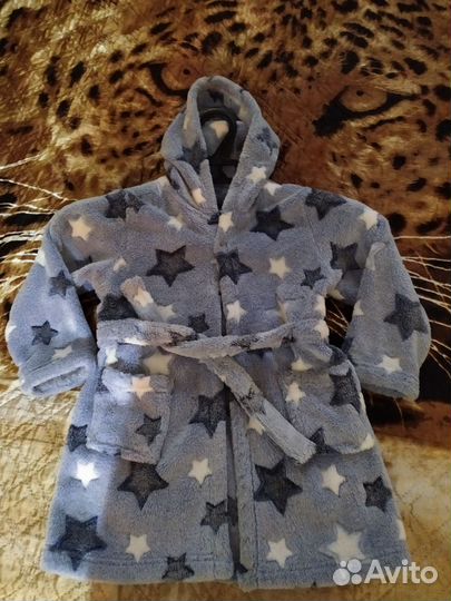 Банный халатик и сланцы