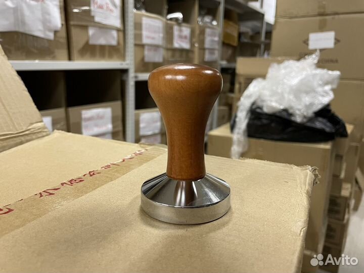 Темпер с деревянной ручкой (темный )