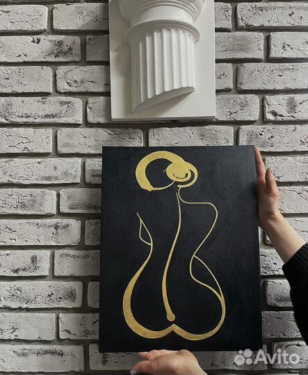 Картина акрилом на холсте