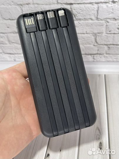 Повербанк 20000мач с беспроводной зарядкой