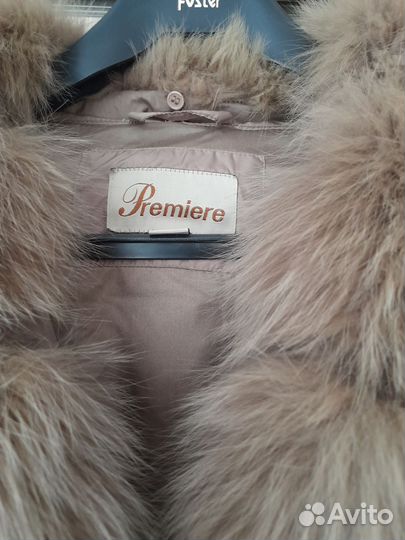 Куртка зимняя с натуральным мехом,пуховик.46 48