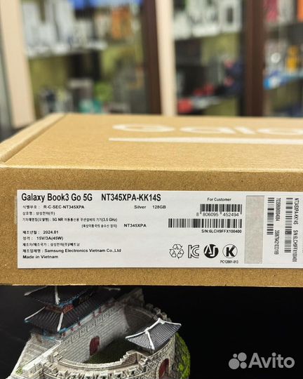 Ноутбук Samsung galaxy book 3 GO 128 5g