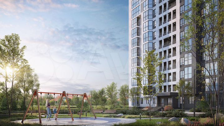 2-к. квартира, 56,1 м², 12/12 эт.