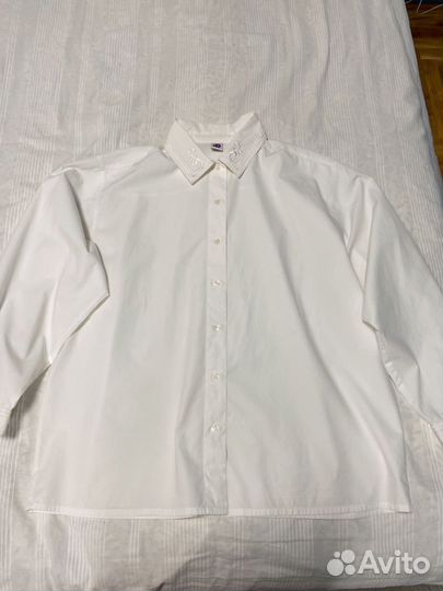 Рубашка винтажная с вышивкой L-XL