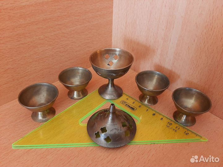 Немецкий бокал, ритуальный набор из латуни