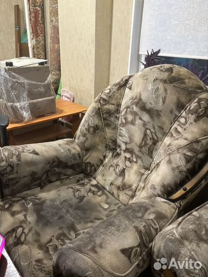 Кресла тканевые