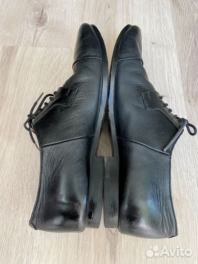 Туфли мужские кожаные черные