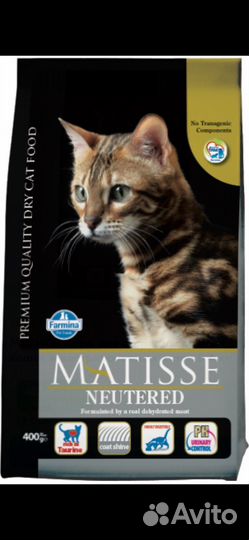 Сухой корм Farmina Matisse Neutered, 400 г