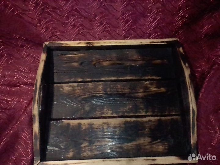 Поднос из старой доски