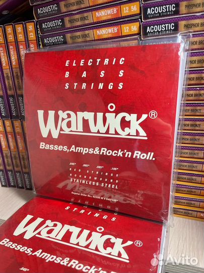 Струны для бас-гитар 45-105 Warwick 42200 M 4