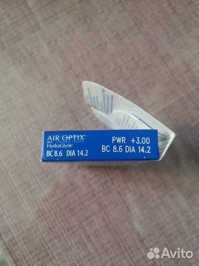 Линзы контактные +3.00 (1 мес)