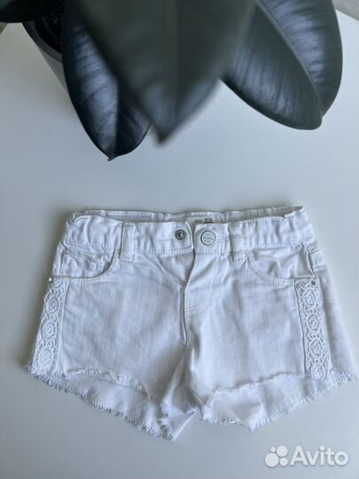 Шорты джинсовые и майка Zara