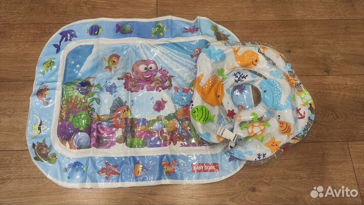 Водный коврик + круг для плавания