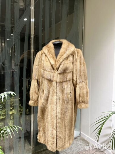 Шуба норковая длинная 52 54 размер