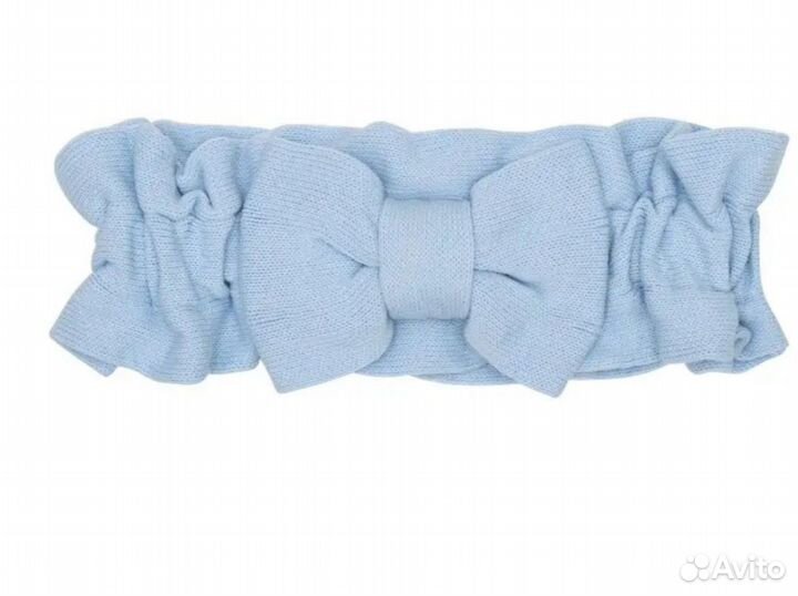 Бант вязаный