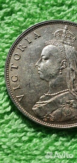 Флорин / 2 шиллинга, 1887 год Великобритания