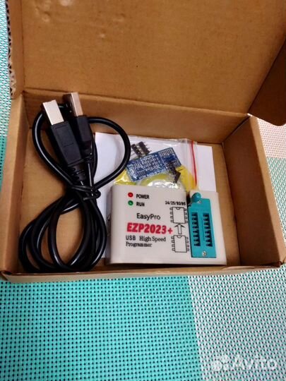 Программатор EEProm ezp2023 + 12 адаптеров