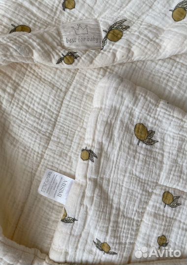 Конверт плед на выписку муслин