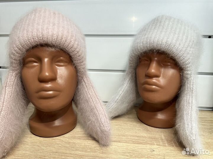 Шапка ушанка женская