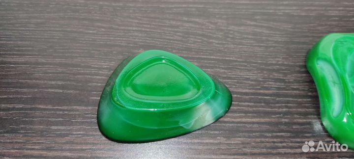 Пепельницы малахитовой стекло