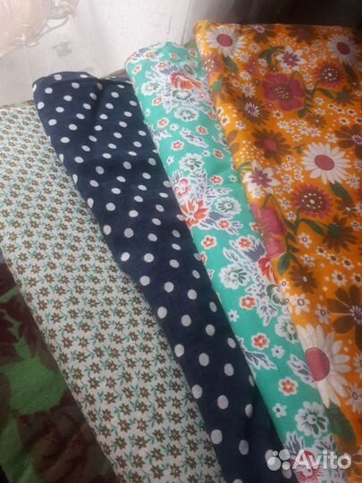 Ткани ткань отрезы отрез хлопок лен