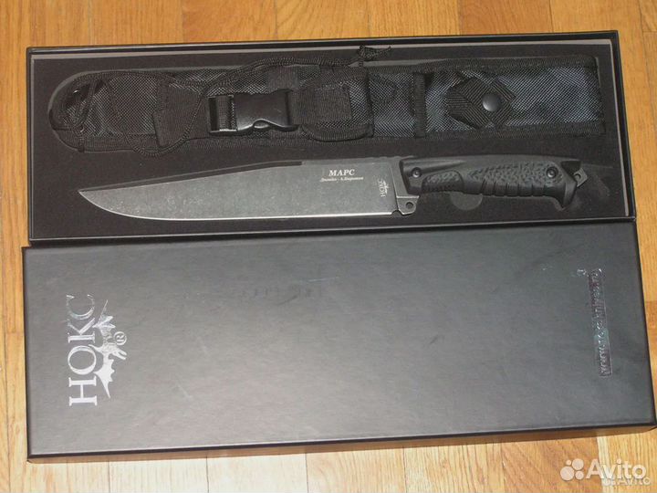 Нож Марс Нокс 608-101821. Сталь D2/AUS8