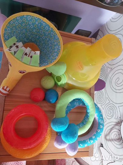 Муз. пирамидка с шариками 2в1 Tiny love 