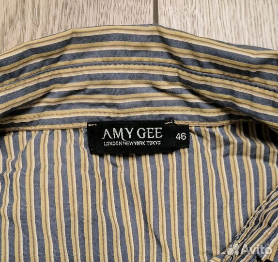 Рубашка женская Amy Gee, р. 46, в полоску