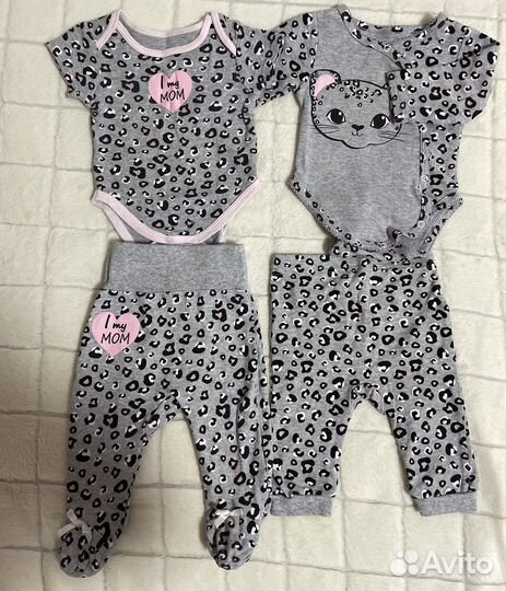 Пакет вещей для девочки 62-68