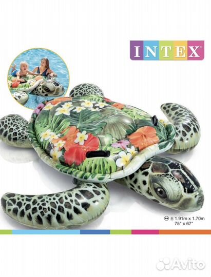 Матрас для плавания «черепаха»
