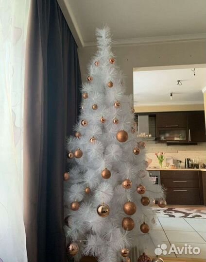 Елка искусственная белая 150см