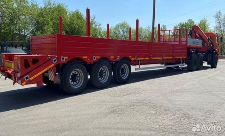 Полуприцеп трал (тяжеловоз) Политранс ТСП 94163, 2023