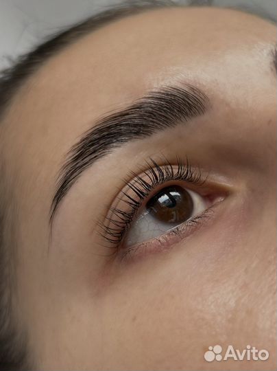 Ламинирование ресниц и бровей, окрашивание