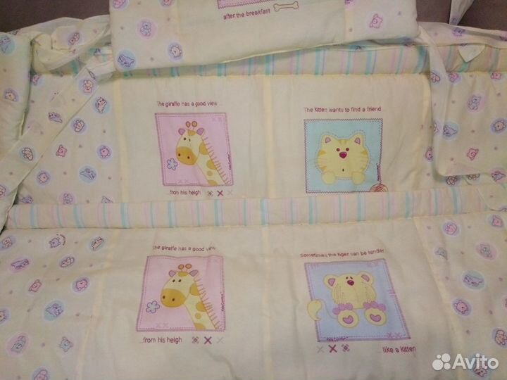 Бортики в детскую кроватку