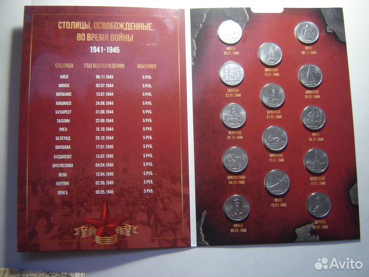 5 рублей города - столицы