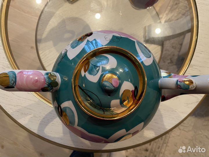 Чайник, сливочник посуда Дулево