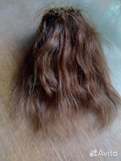 Шиньон из натуральных волос 25см