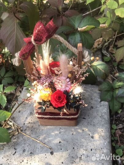 Цветы живые стабилизированные