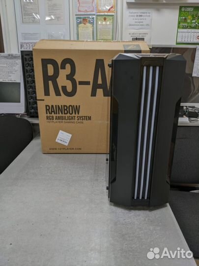 Корпус Игровой 1stplayer rainbow R3-A RGB LED