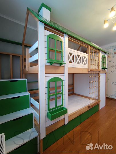 Детская двухъярусная кровать
