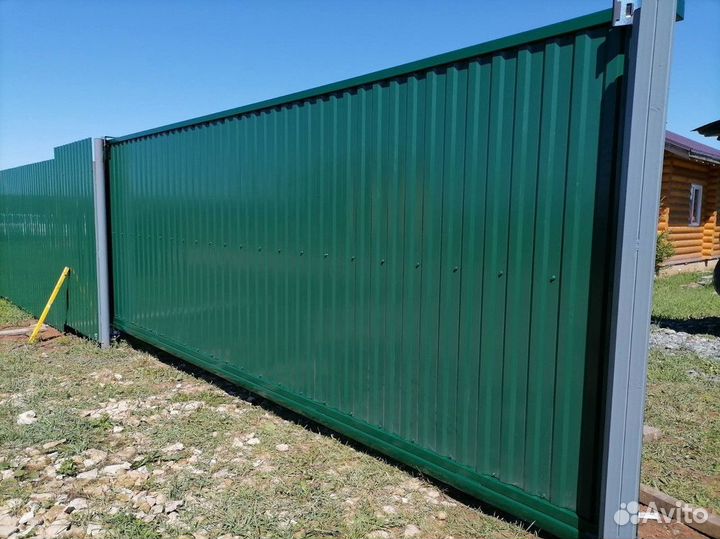 Забор из профнастила Изготовление и Монтаж