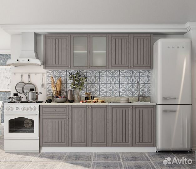 Кухня Хозяюшка Трюфель 2 метра (новая)