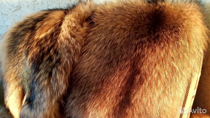 Мех лисы чулком