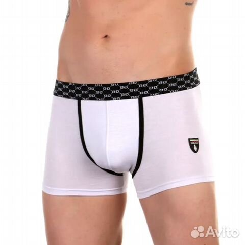 Мужские трусы боксеры белые Gucci