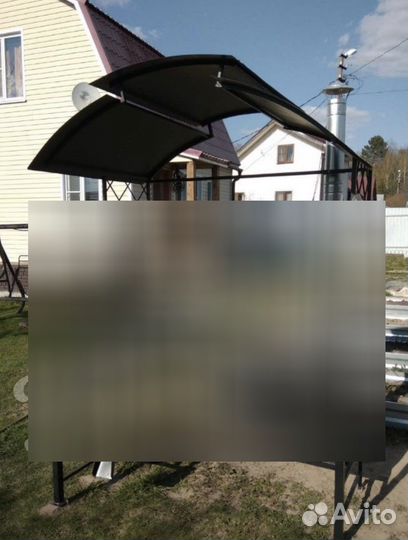 Мангал с крышей