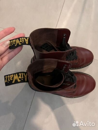 Dr martens ботинки 1490 cherry red