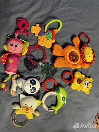 Ванночка для купания, игрушки и бортики